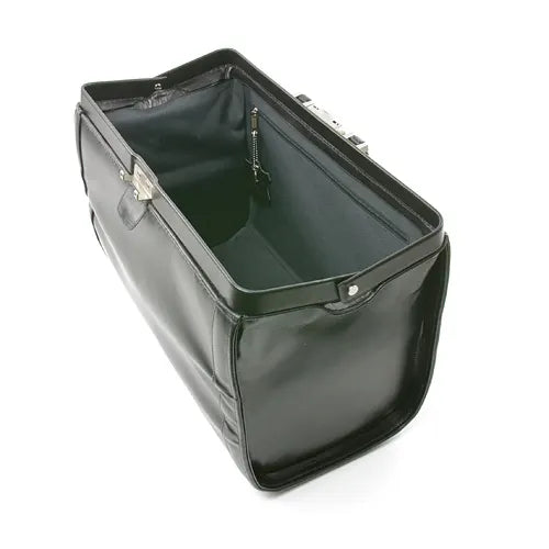 Leder Arzttasche Bradford von M.Wright & Sons - schwarz