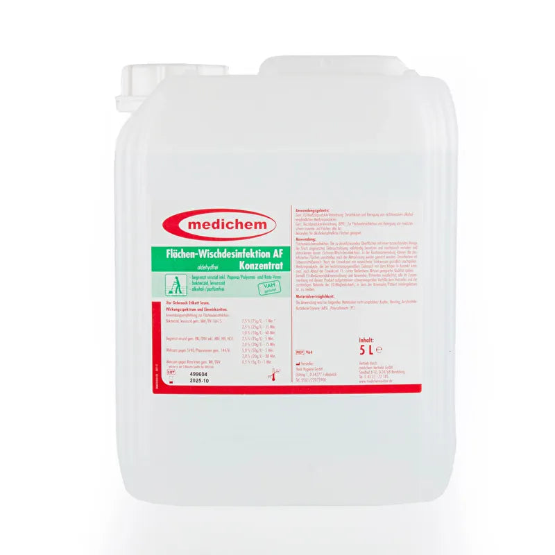 Flächenwischdesinfektion