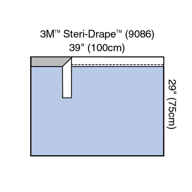 3M Abdecktuch mit Klebezone