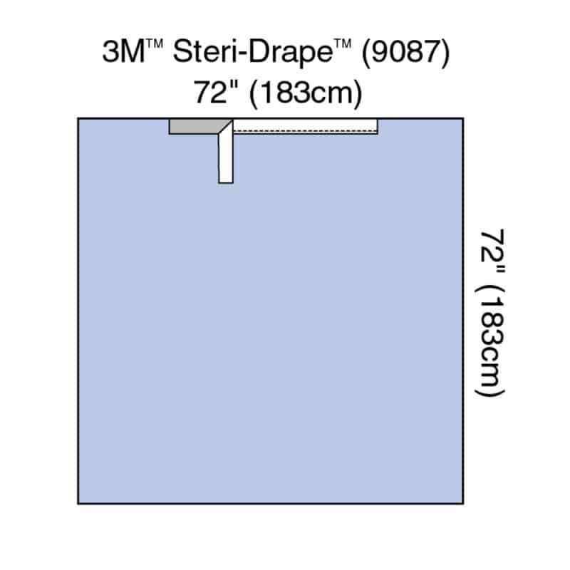 3M Abdecktuch mit Klebezone