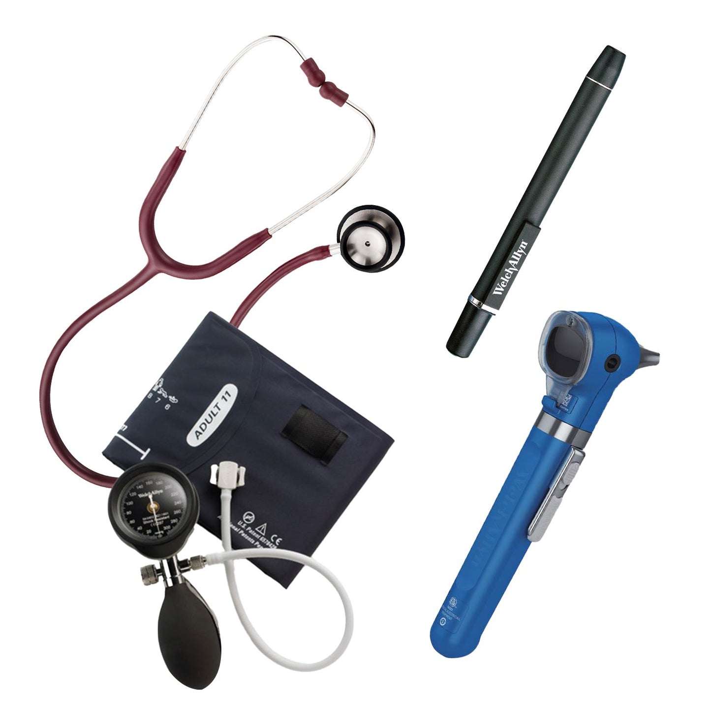 Studenten-Diagnostikset | blau mit Stethoskop | günstig kaufen