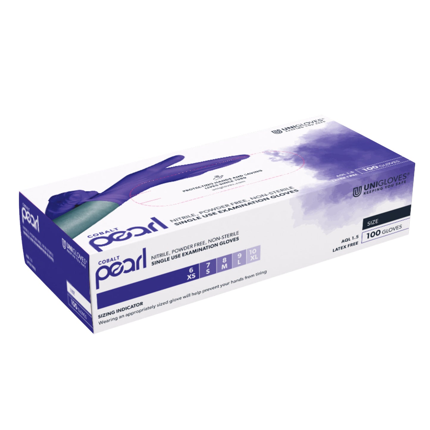Unigloves Pearl Nitrilhandschuhe | cobalt L | EAN 4260314395674 | günstig kaufen