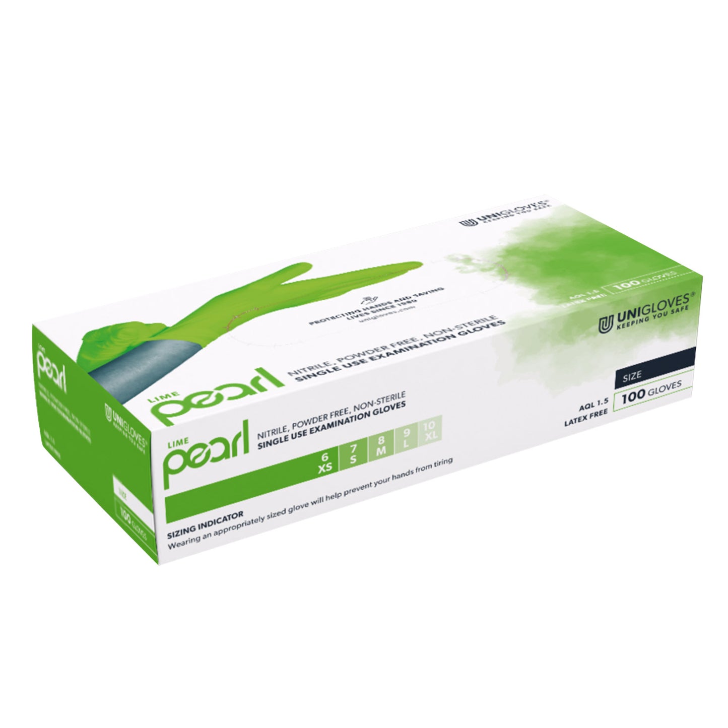 Unigloves Pearl Nitrilhandschuhe | green L | EAN 4260314398675 | günstig kaufen