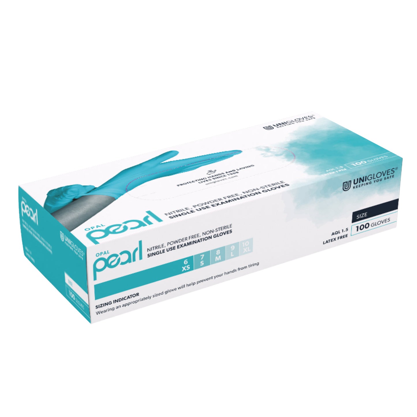 Unigloves Pearl Nitrilhandschuhe | opal L | EAN 4260314394684 | günstig kaufen