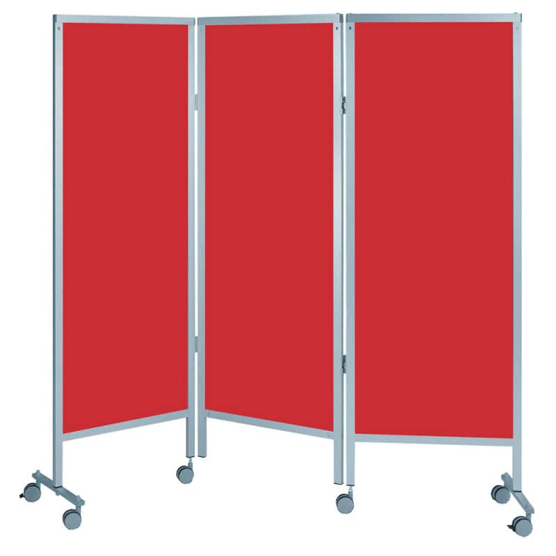 Paravent mit Rollen