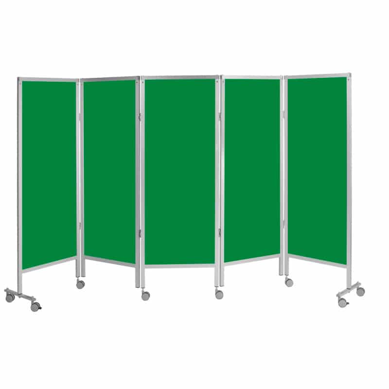 Paravent mit Rollen