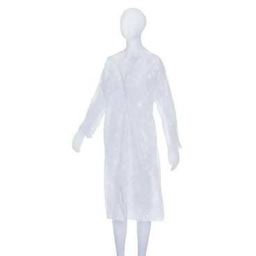 MED-COMFORT Einmalbesuchermäntel, weiß, 115 x 150 cm