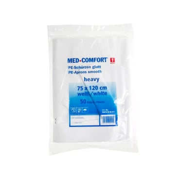 Med Comfort PE-Einwegschürzen, weiß