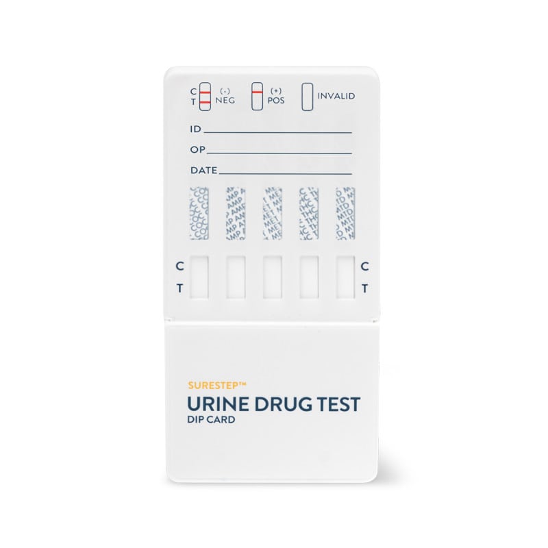 SureStep™ Urine Drug Test Dip Card (7) + SVT