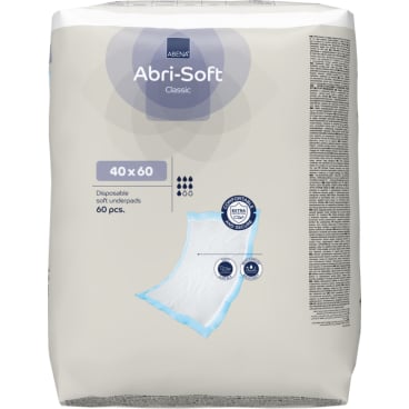 ABENA® Einweg-Unterlage, Flocken Classic, 40 x 60 cm, blau
