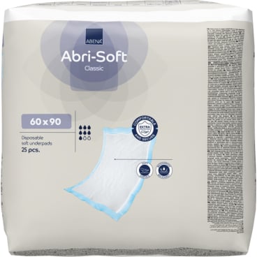 ABENA® Einweg-Unterlage, Flocken Classic, 60 x 90 cm, blau