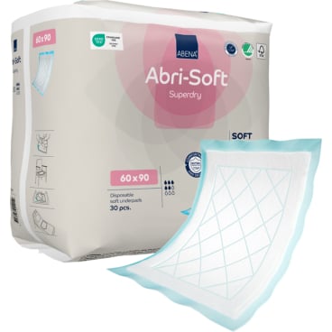 ABENA® Einweg-Unterlage, mit SAP, unsteril, 60 x 90 cm, blau