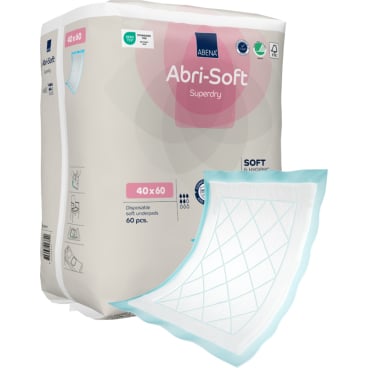 ABENA® Einweg-Unterlage, mit SAP, unsteril, 40 x 60 cm, blau