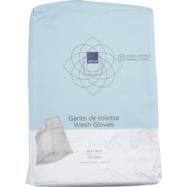 ABENA® Molton Ultra Sonic Waschhandschuh ECO, 22,5 x 14,8 cm