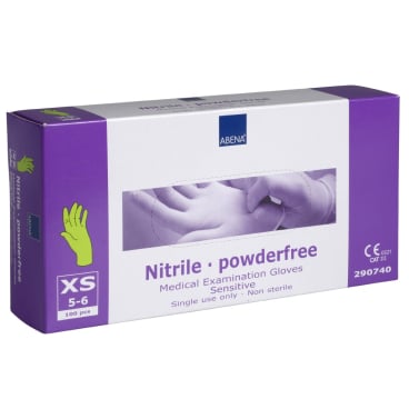 ABENA® Sensitive Nitril Einweghandschuhe, hellgrün