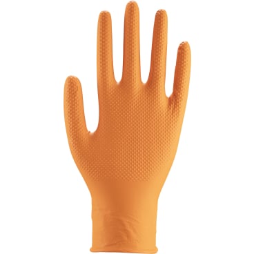 ABENA® Thor Power Grip Einmalhandschuhe, orange