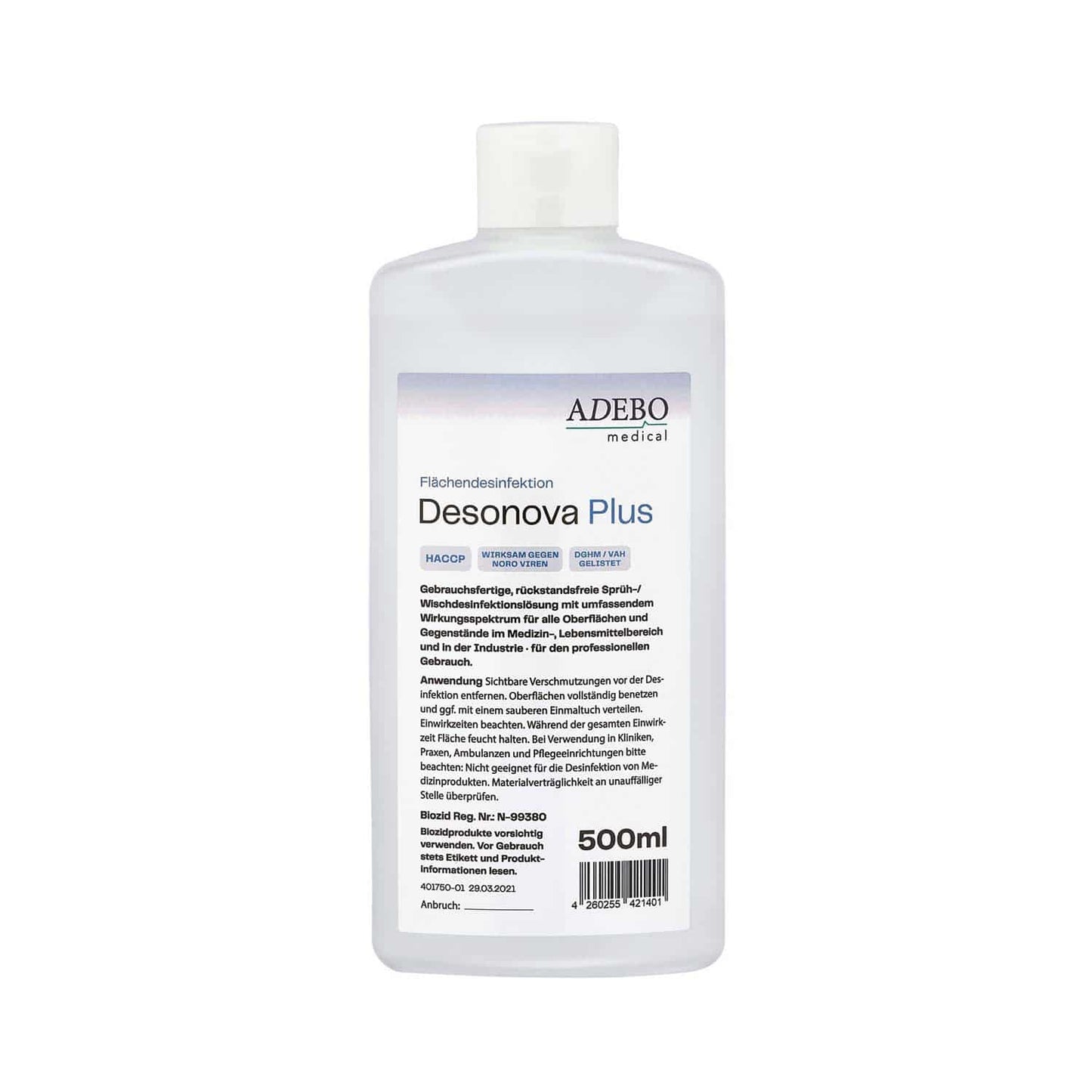 Desonova Plus Flächendesinfektion