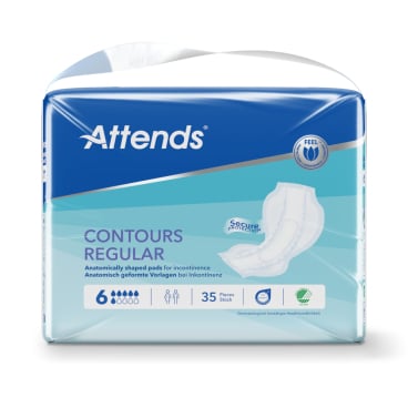 Attends Contours Regular Inkontinenzvorlagen