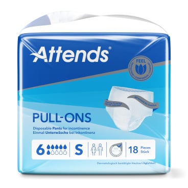 Attends Inkontinenzhosen Pull-Ons 6, latexfrei