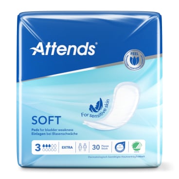 Attends Soft 3 Extra Inkontinenzeinlagen