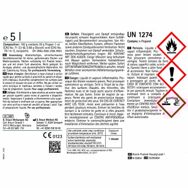 B. Braun Flächendesinfektionsmittel Meliseptol® acute, parfümfrei