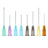 23G x 1; 0,60 x 25 mm, blau