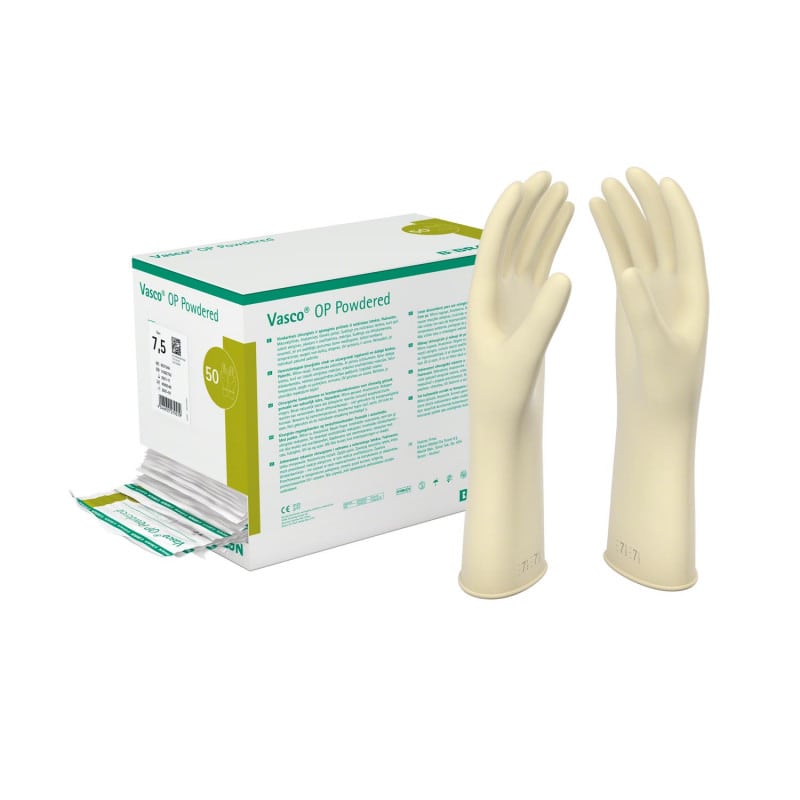 erste hilfe handschuhe einzeln verpackt Vasco® OP Powdered- OP-Handschuhe – Med-Praxisbedarf