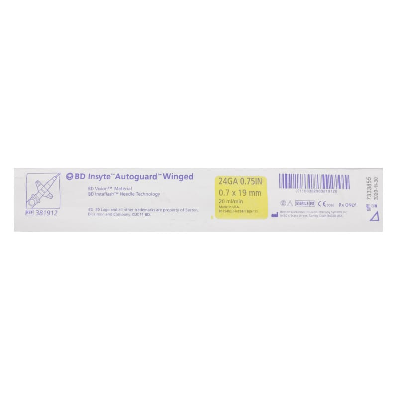 BD-Insyte Autoguard, Sicherheits-Venenverweilkanüle