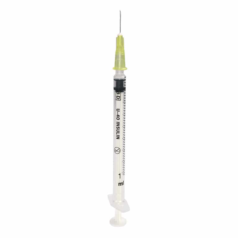 BD Plastikpak Insulinspritzen mit Kanüle 30G, 0,3 x 13 mm
