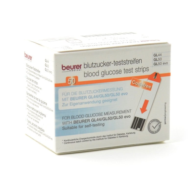 Blutzuckerteststreifen für Beurer GL50 / GL44 / GL50 evo