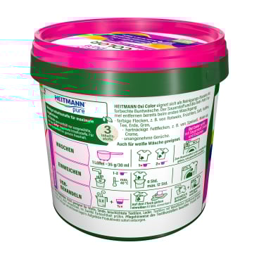 HEITMANN pure Oxi Color Fleck- und Fettlöser