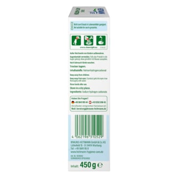 HEITMANN pure Reines Aktiv-Natron, neutralisiert Gerüche