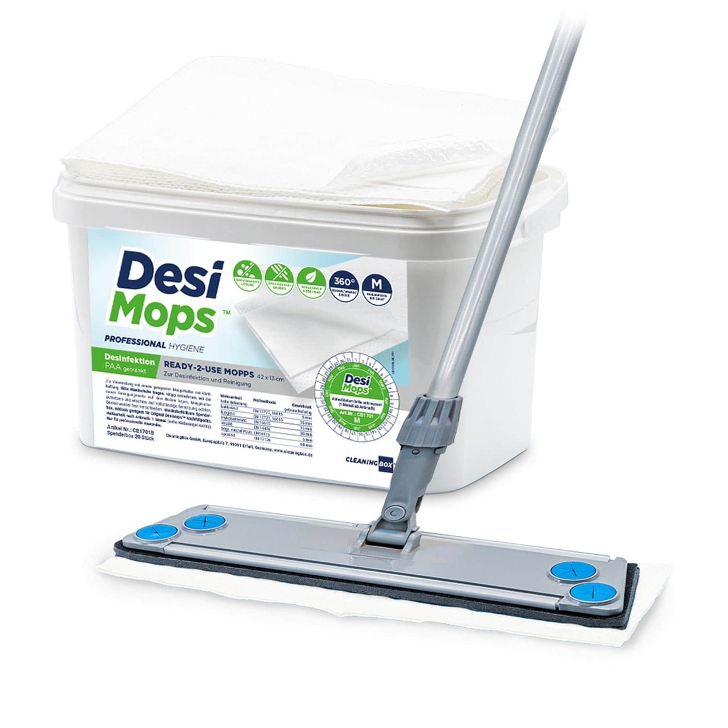 DesiMops Desinfektionsmopps Spenderbox
