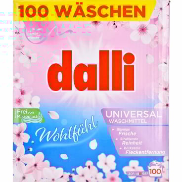 dalli Universal Waschmittelpulver Wohlfühl, 100 WL