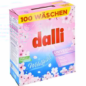 dalli Universal Waschmittelpulver Wohlfühl, 100 WL