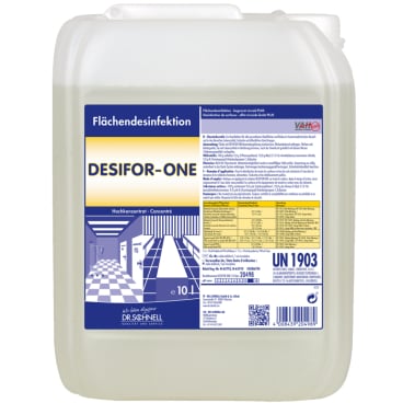 DR. SCHNELL - Dr. Schnell Desinfektionsreiniger DESIFOR-ONE, VAH gelistet - 10 Liter - Kanister