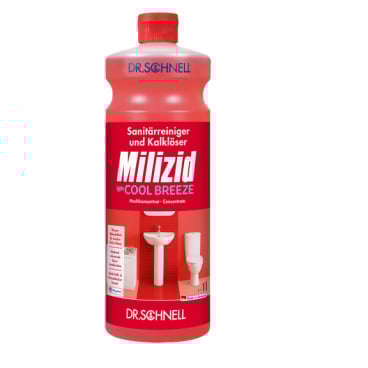 DR. SCHNELL - Dr. Schnell MILIZID Sanitärreiniger COOL BREEZE, Konzentrat - 1 Liter - Flasche