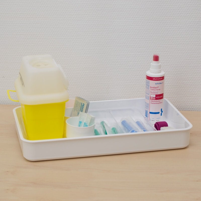 Einsatz für Sharpsafe Tablett