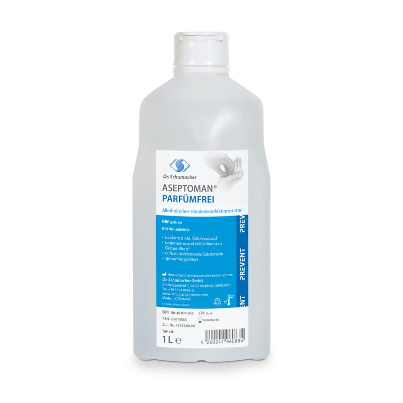 Dr. Schumacher ASEPTOMAN® Händedesinfektion parfümfrei
