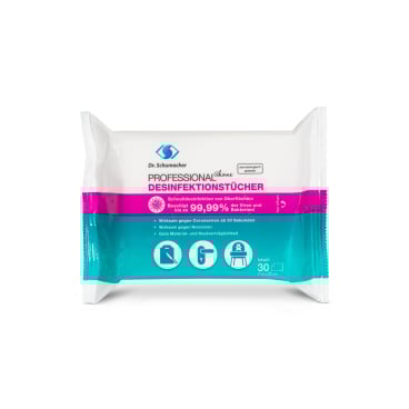 Dr. Schumacher - Dr. Schumacher PROFESSIONAL@home Flächendesinfektionstücher
