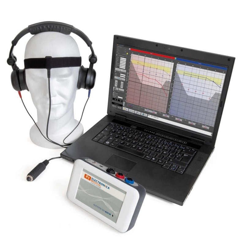 Audiometer 820M mit Knochenleiter mit Radioear DD65V2 Kopfhörer