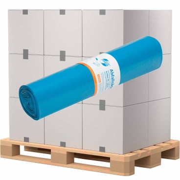 DEISS PREMIUM PLUS Müllsack 120L blau „Meistverkaufte“ Typ 70