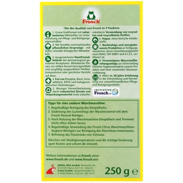 Frosch Citrus Waschmaschinen Hygienereiniger