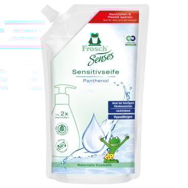 Frosch Sense Sensitiv-Handwaschseife, Panthenol, hypoallergen
