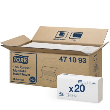 Tork Xpress® Papierhandtücher H2 Universal, 1-lagig