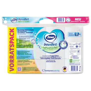 Zewa Bewährt Lufterfrischer Toilettenpapier, 3-lagig