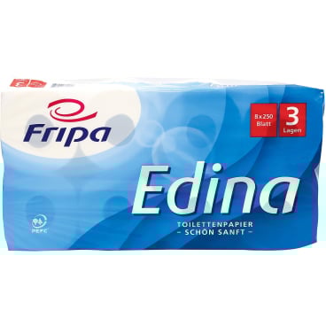 Fripa Edina Toilettenpapier, 3-lagig