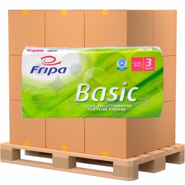 Fripa Toilettenpapier Basic, 3-lagig, recycelt