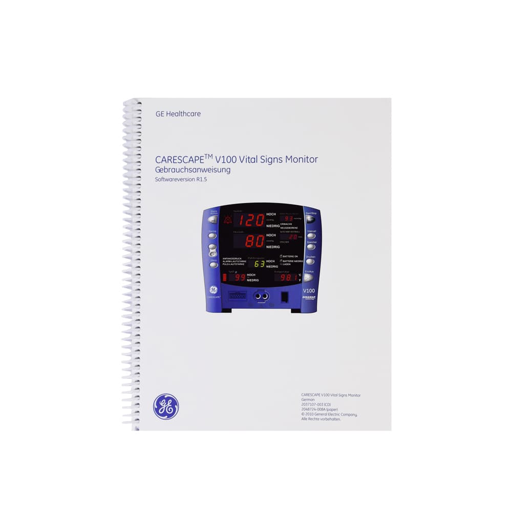GE Carescape V100 | EN