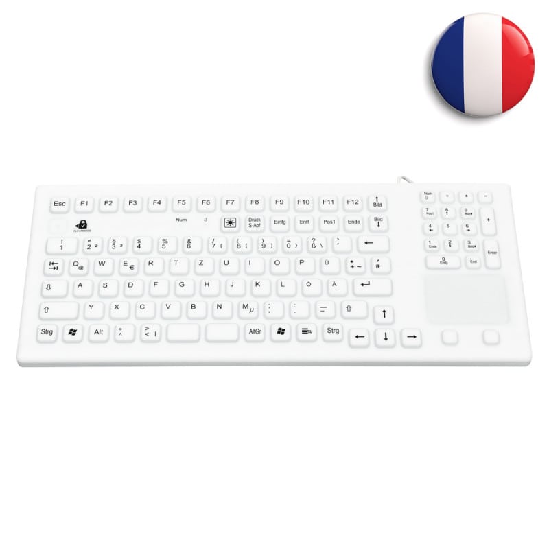 Silikon-Tastatur mit Touch-Pad